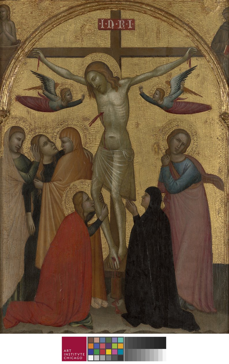 A Crucificação, c.1370 de Francescuccio Ghissi