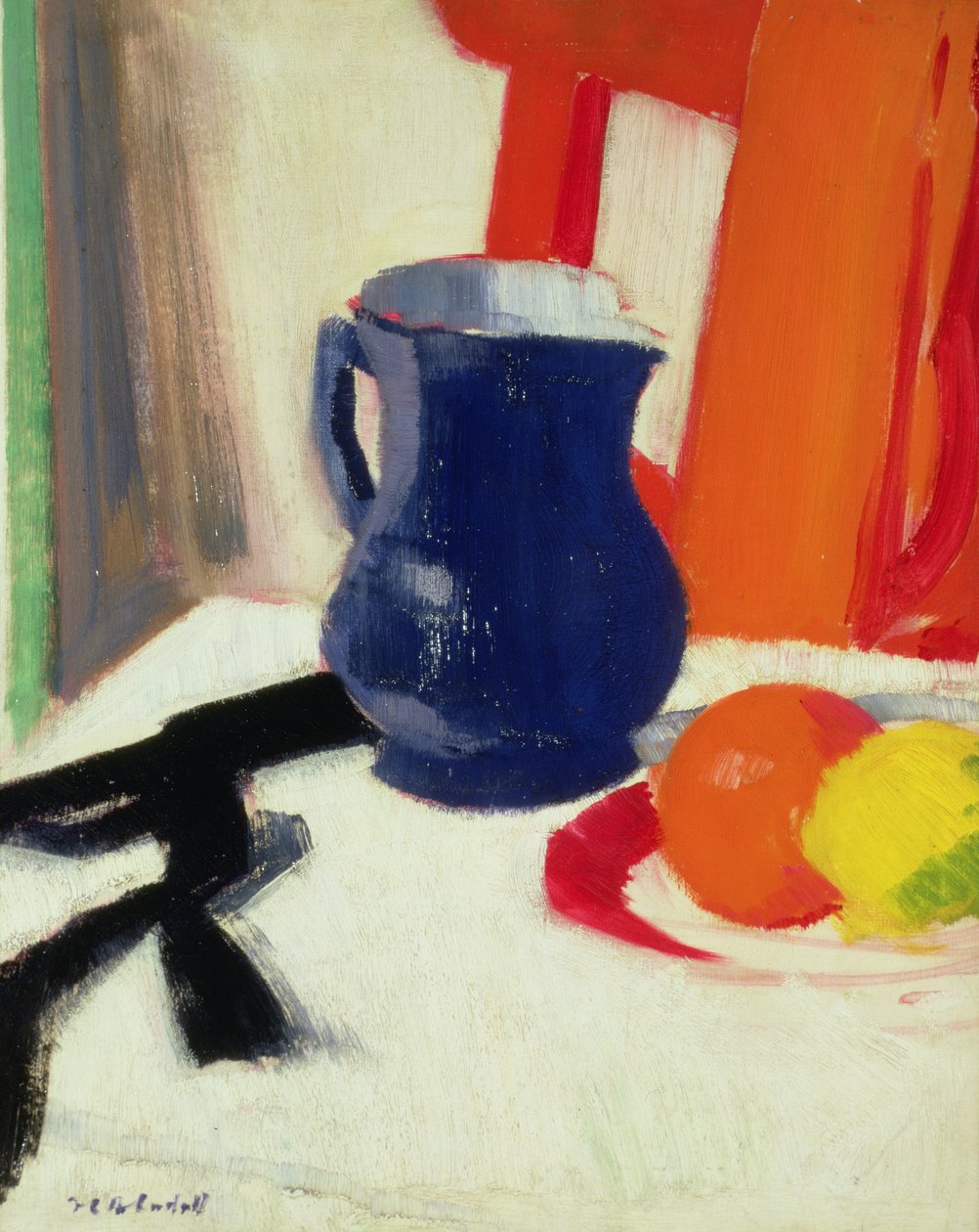Azul e laranja de Francis Campbell Boileau Cadell