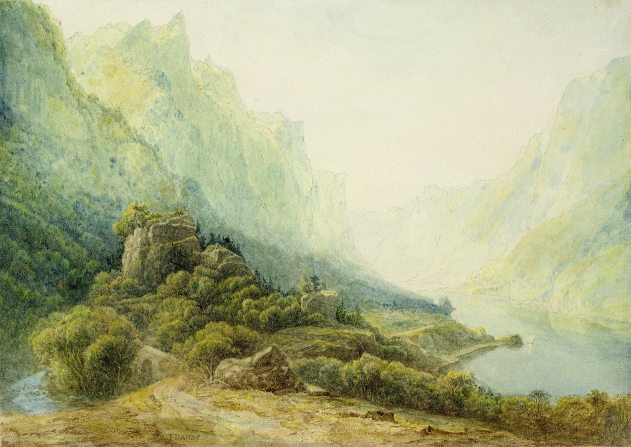 Um fiorde norueguês de Francis Danby