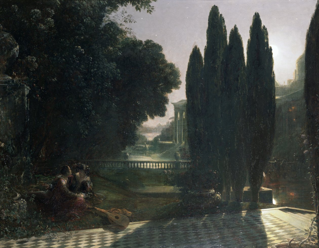 Cena de &39;O Mercador de Veneza&39;, c.1828 de Francis Danby