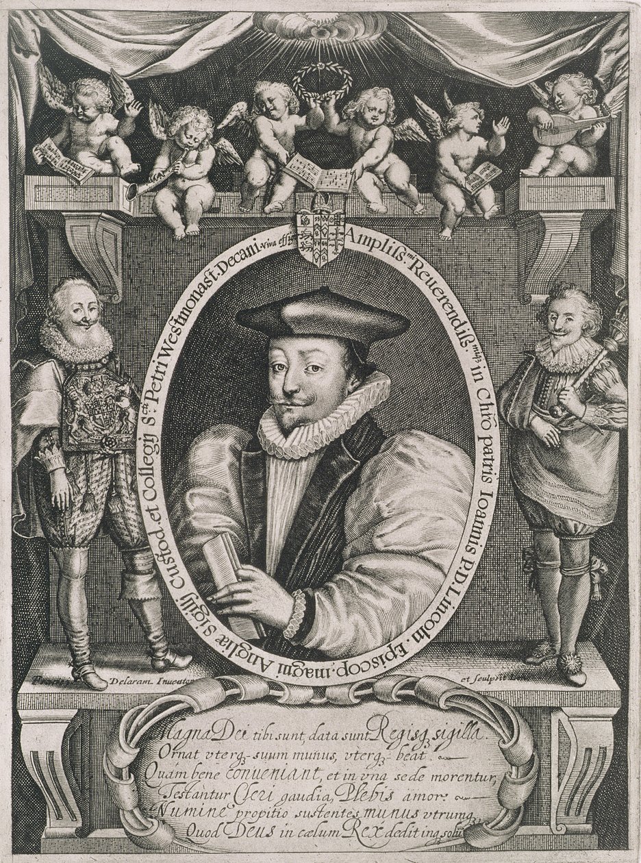 Retrato de John Williams (1582-1650) Bispo de Lincoln e Dean de Westminster, gravado pelo artista, c.1621 de Francis Delaram