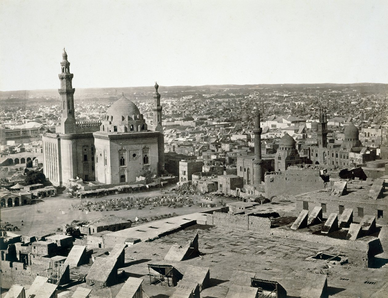 Cairo, da Cidadela, c.1856-58 (albumen print) (ver também 170813) de Francis Frith