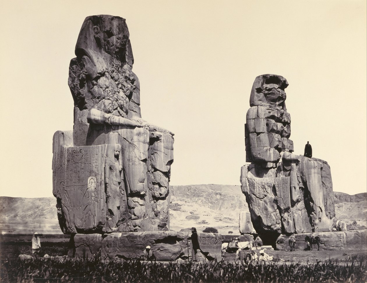 As estátuas da planície, Tebas de Francis Frith