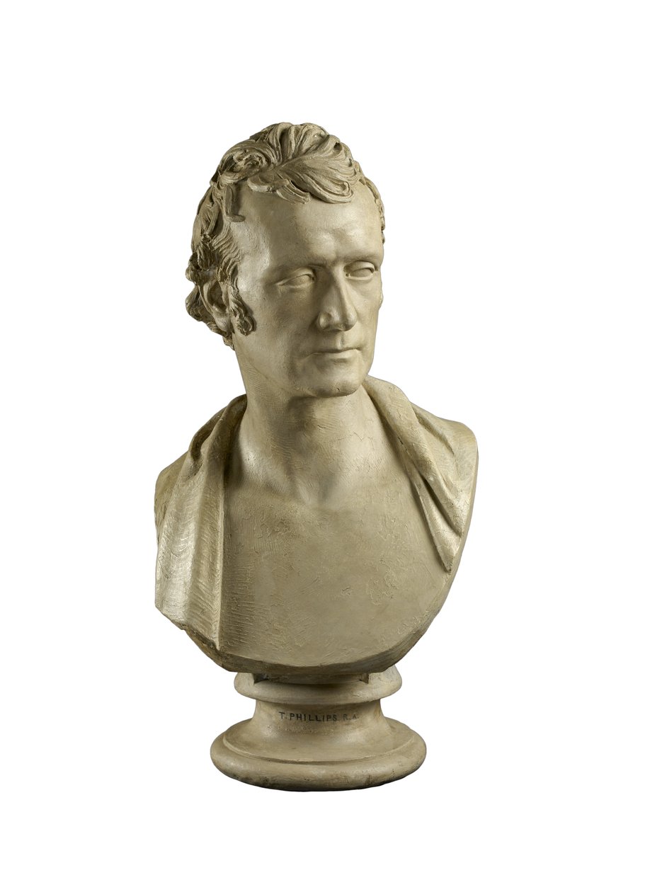 Busto de Thomas Phillips, RA (1770-1845), 1821 (gesso) de Francis Legatt Chantrey