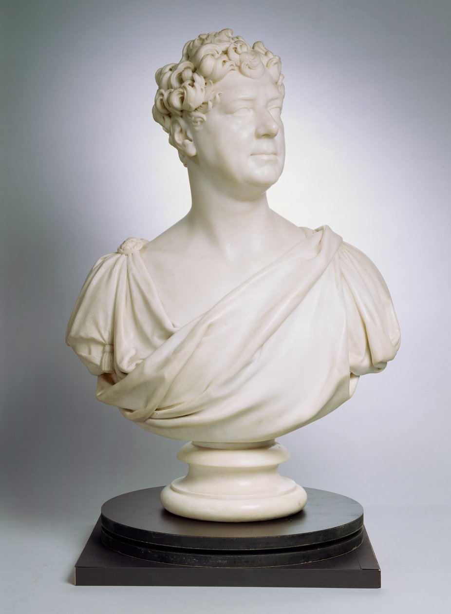 George IV (1762-1830) 1827 (mármore) de Francis Legatt Chantrey