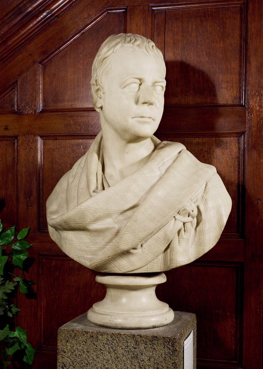 Sir Walter Scott (1771-1832) (mármore) de Francis Legatt Chantrey