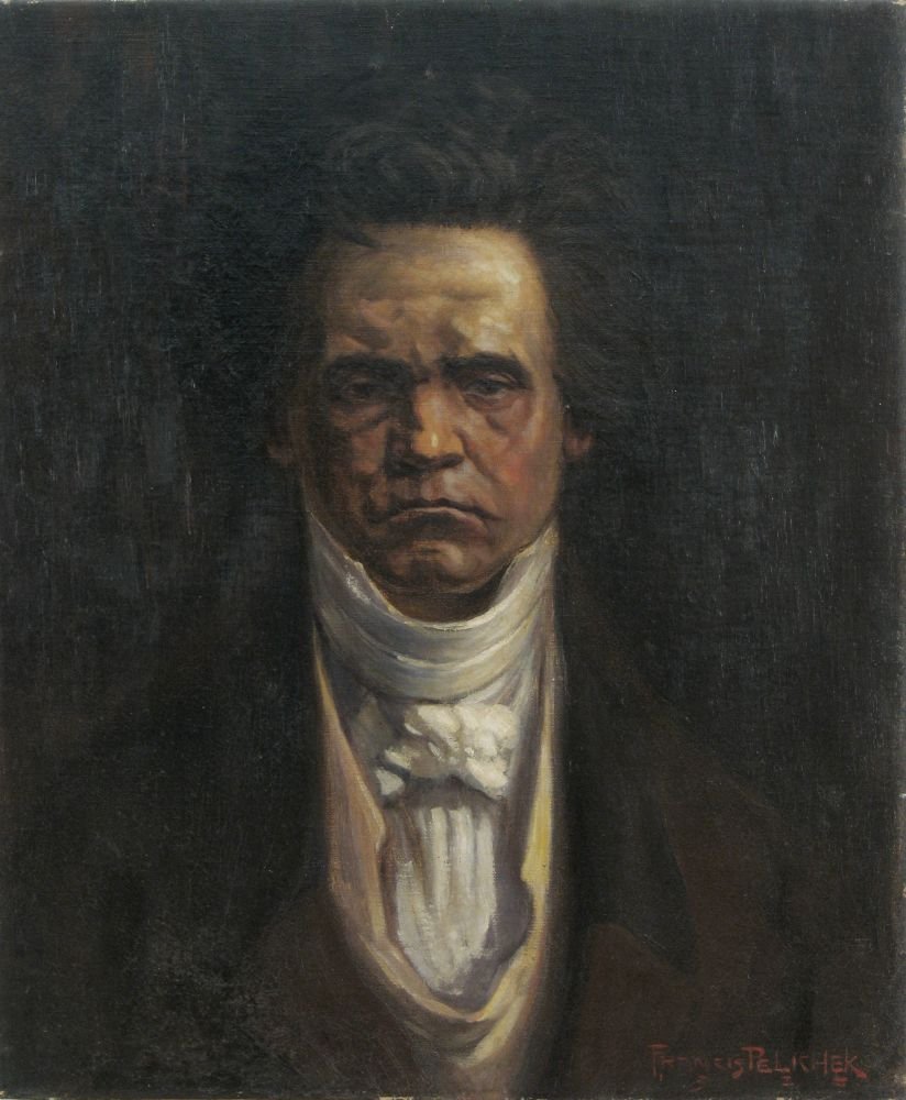 Retrato de BeethovennPortugues: Retrato de Beethovenn de Francis Pelichek