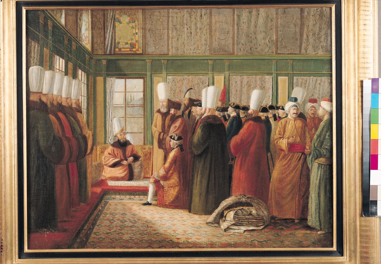 Recepção do embaixador francês pelo grão-vizir em Constantinopla de Francis Smith