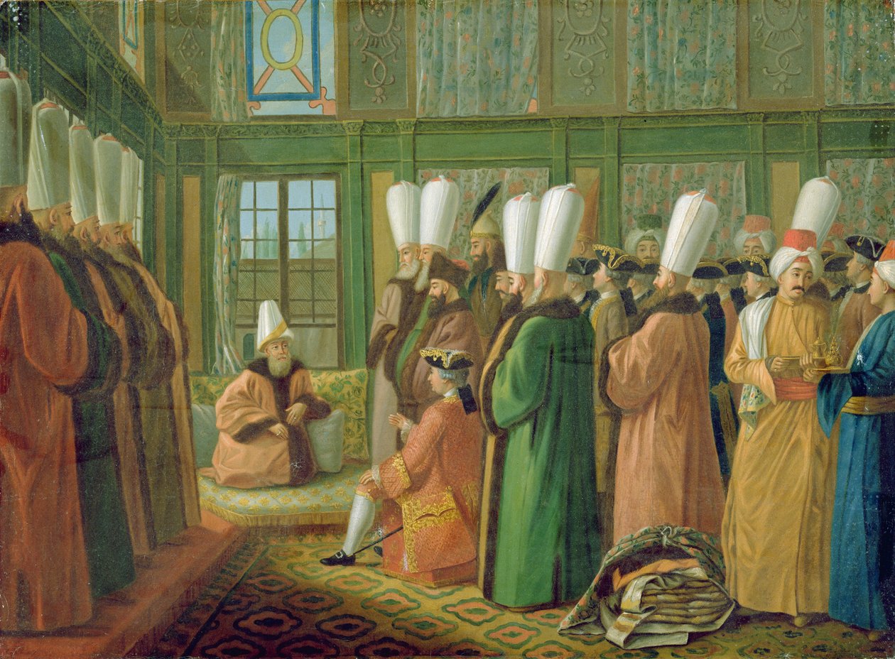 O Grande Vizir dando Audiência ao Embaixador Inglês de Francis Smith