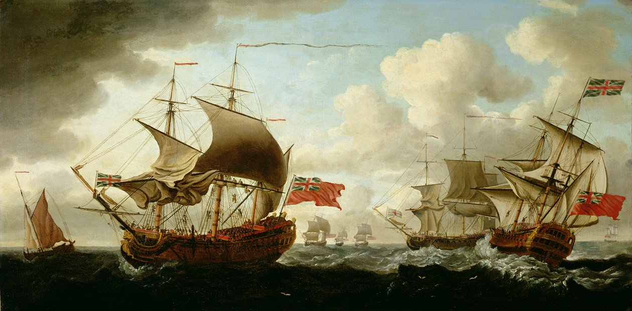 Navio da Linha Indo Sobre de Francis Swaine