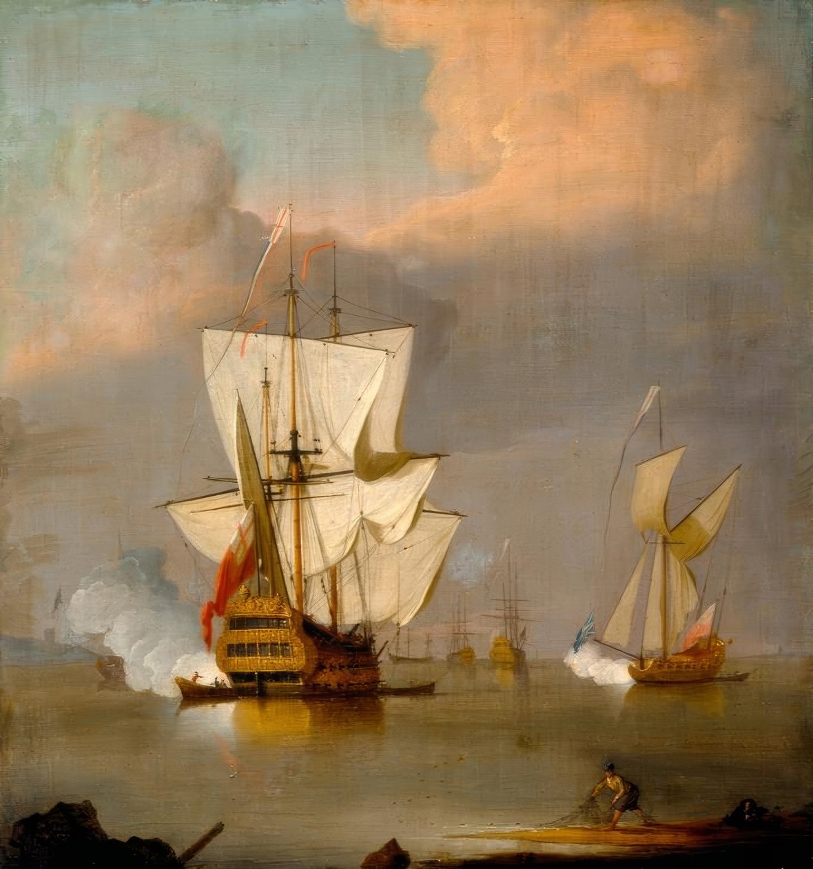 The Evening Gun de Francis Swaine