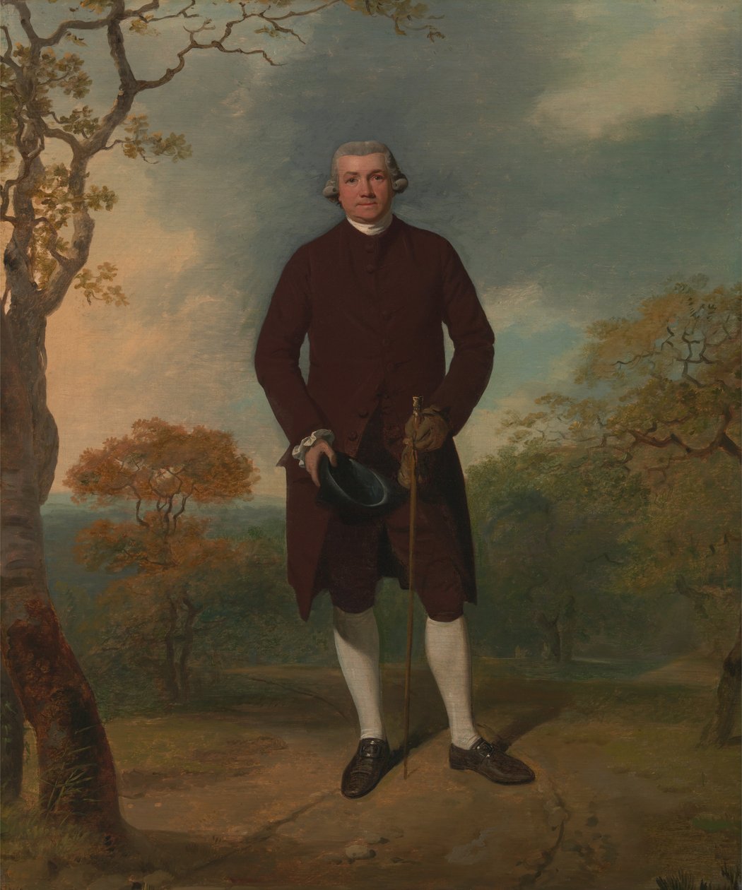 Retrato de um homem, chamado George Basil Woodd de Francis Wheatley