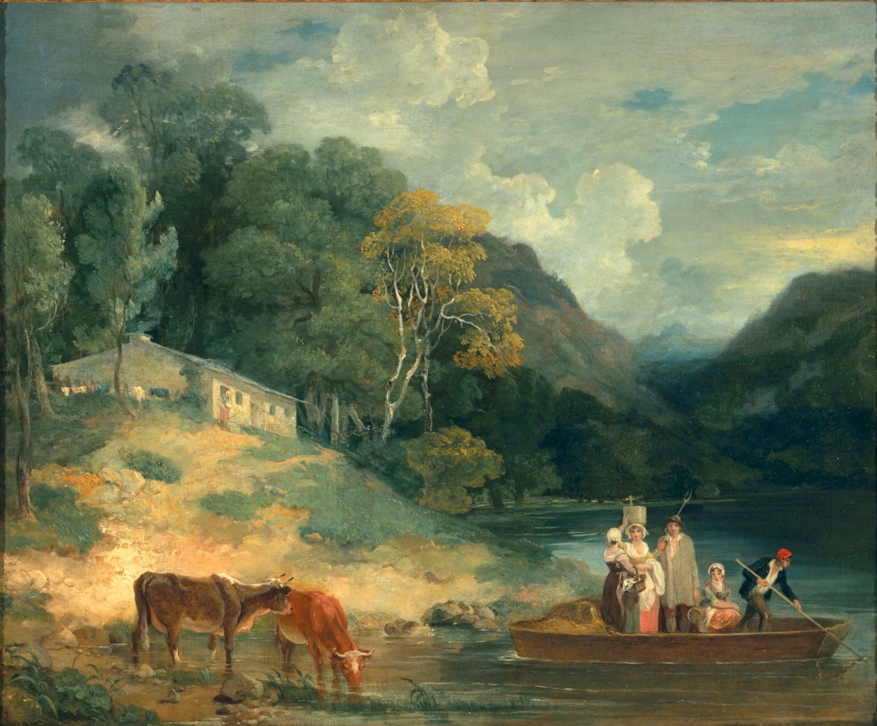 A balsa, c.1790 de Francis Wheatley