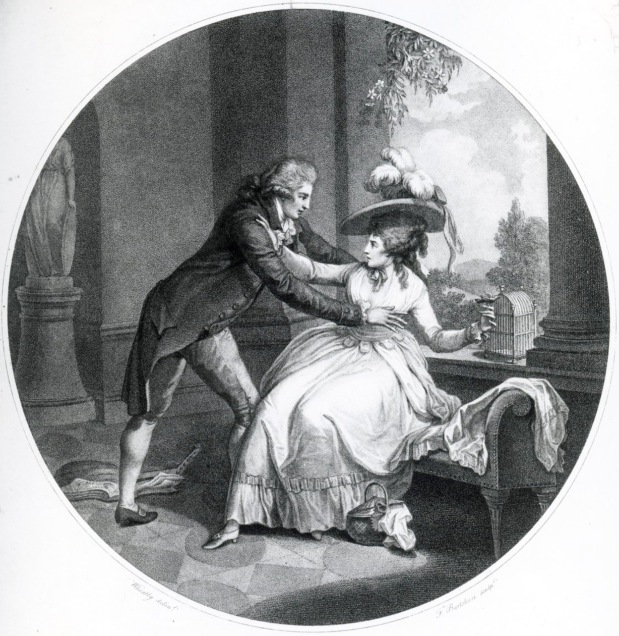 O passarinho de ouro, 1789 de Francis Wheatley