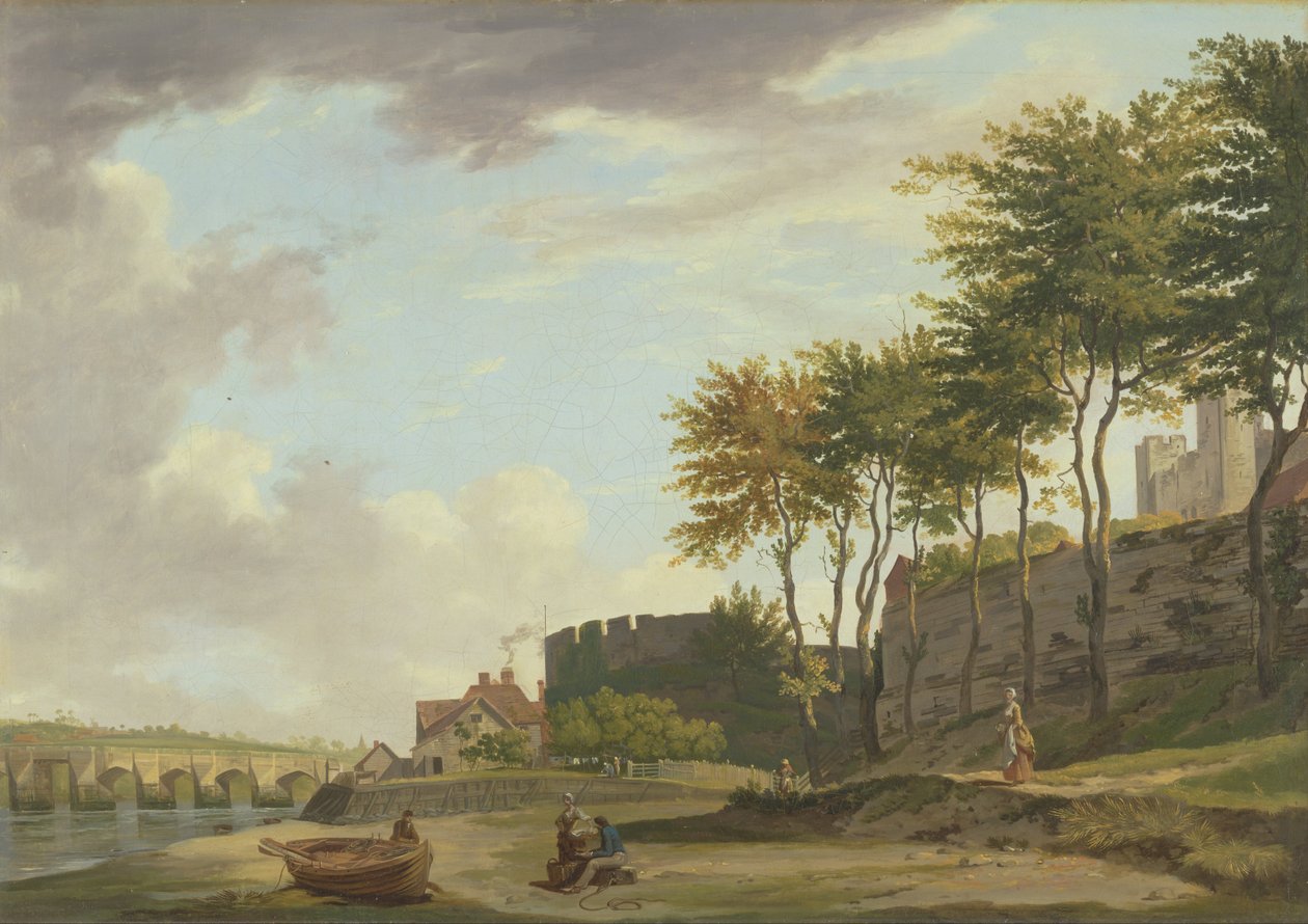 O Medway em Rochester de Francis Wheatley