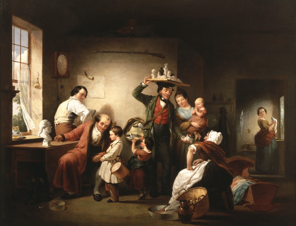 O pedestre da imagem, c.1844 de Francis William Edmonds