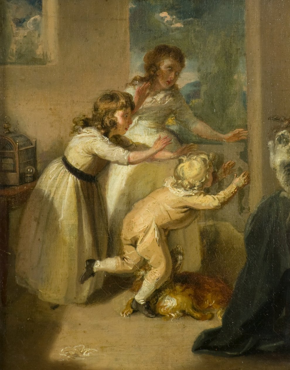 Morte de um pássaro de Francis (attr. to) Wheatley