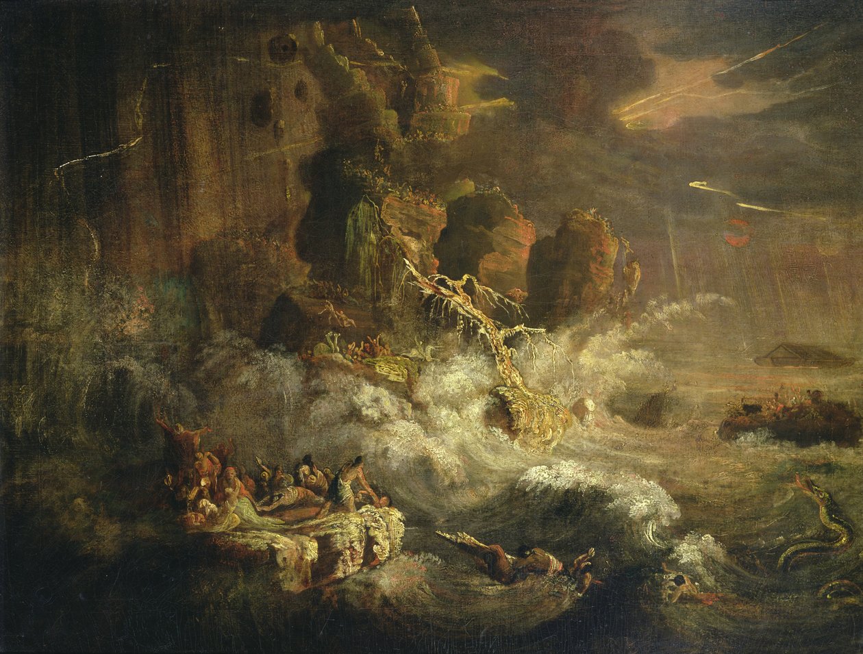 O Dilúvio de Francis (attr.to) Danby