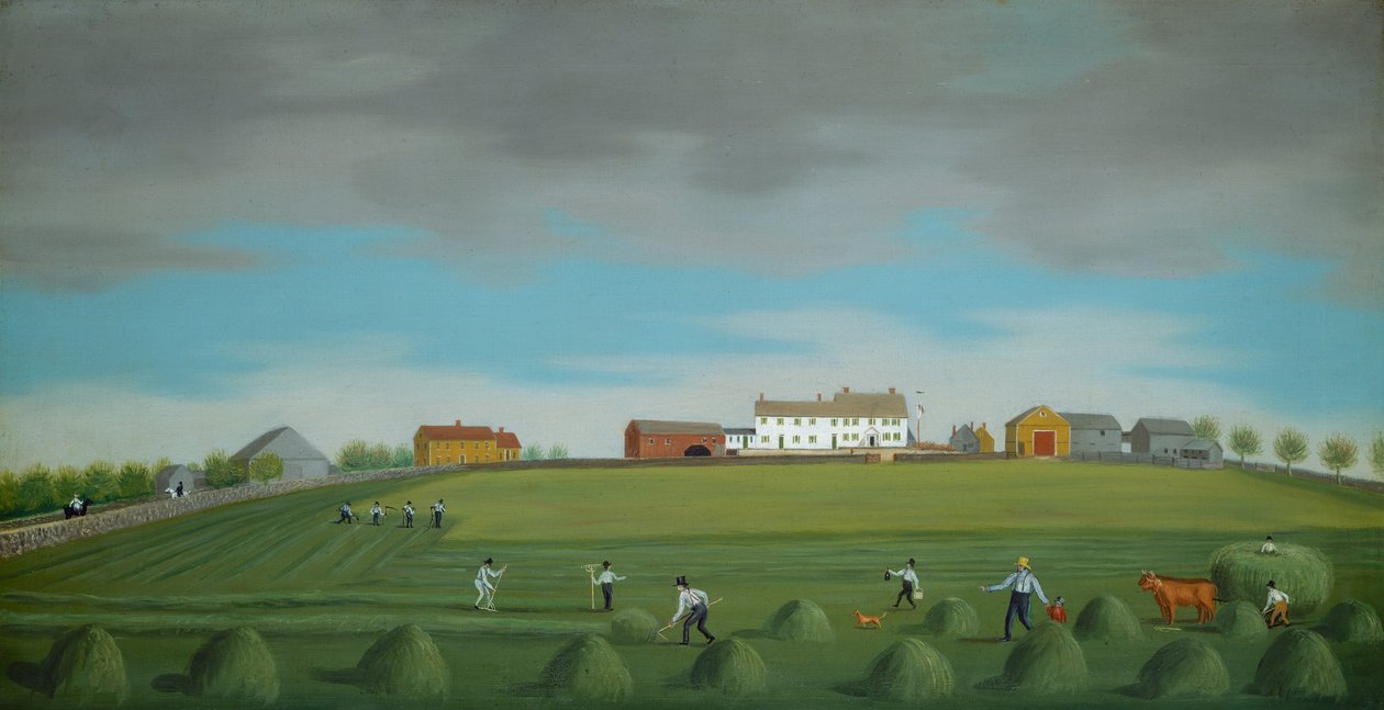 Fazenda de Ralph Wheelock, c. 1822. de Francis Alexander