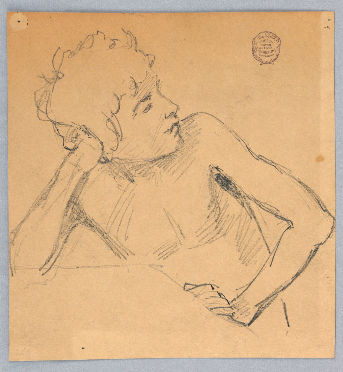 Estudo de Figura de Francis Augustus Lathrop