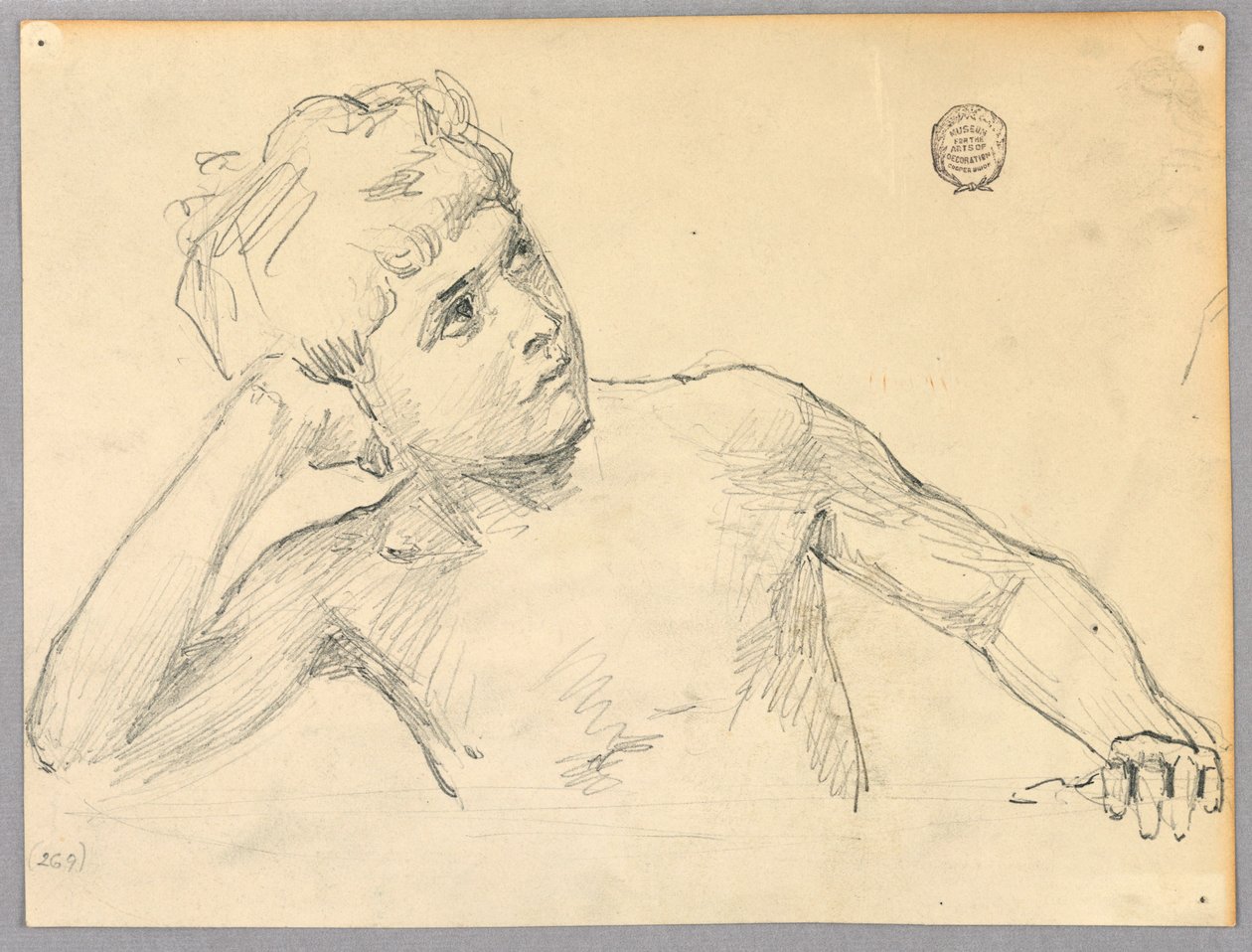 Estudo de Figura de Francis Augustus Lathrop