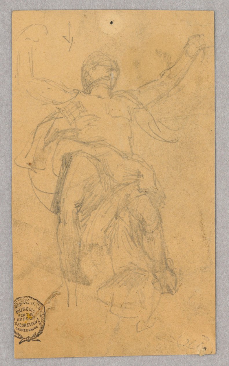 Estudo de Figura para Mural de Francis Augustus Lathrop