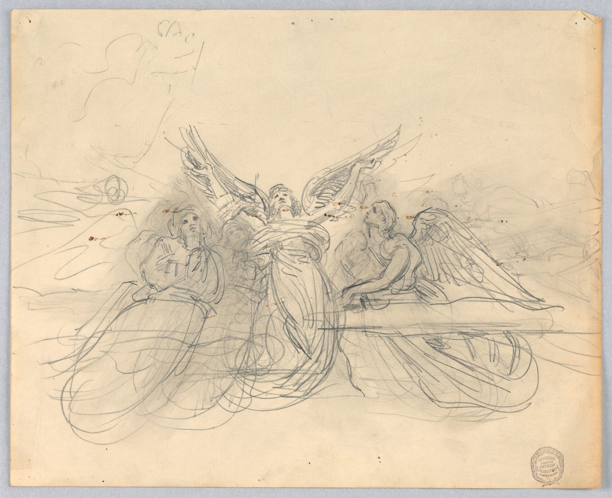 Grupo de anjos de Francis Augustus Lathrop