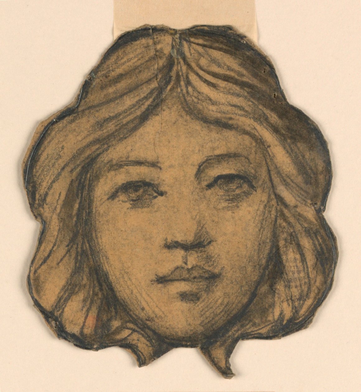 Cabeça de Mulher (Projeto de Vitral) de Francis Augustus Lathrop