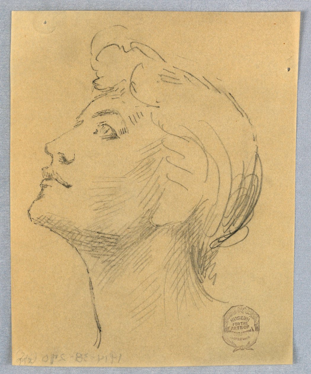 Cabeça de uma mulher de Francis Augustus Lathrop