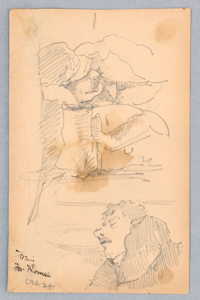 Passageiros no trem para Roma de Francis Augustus Lathrop