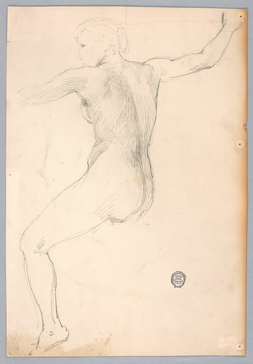 Esboço para "Noite" de Francis Augustus Lathrop