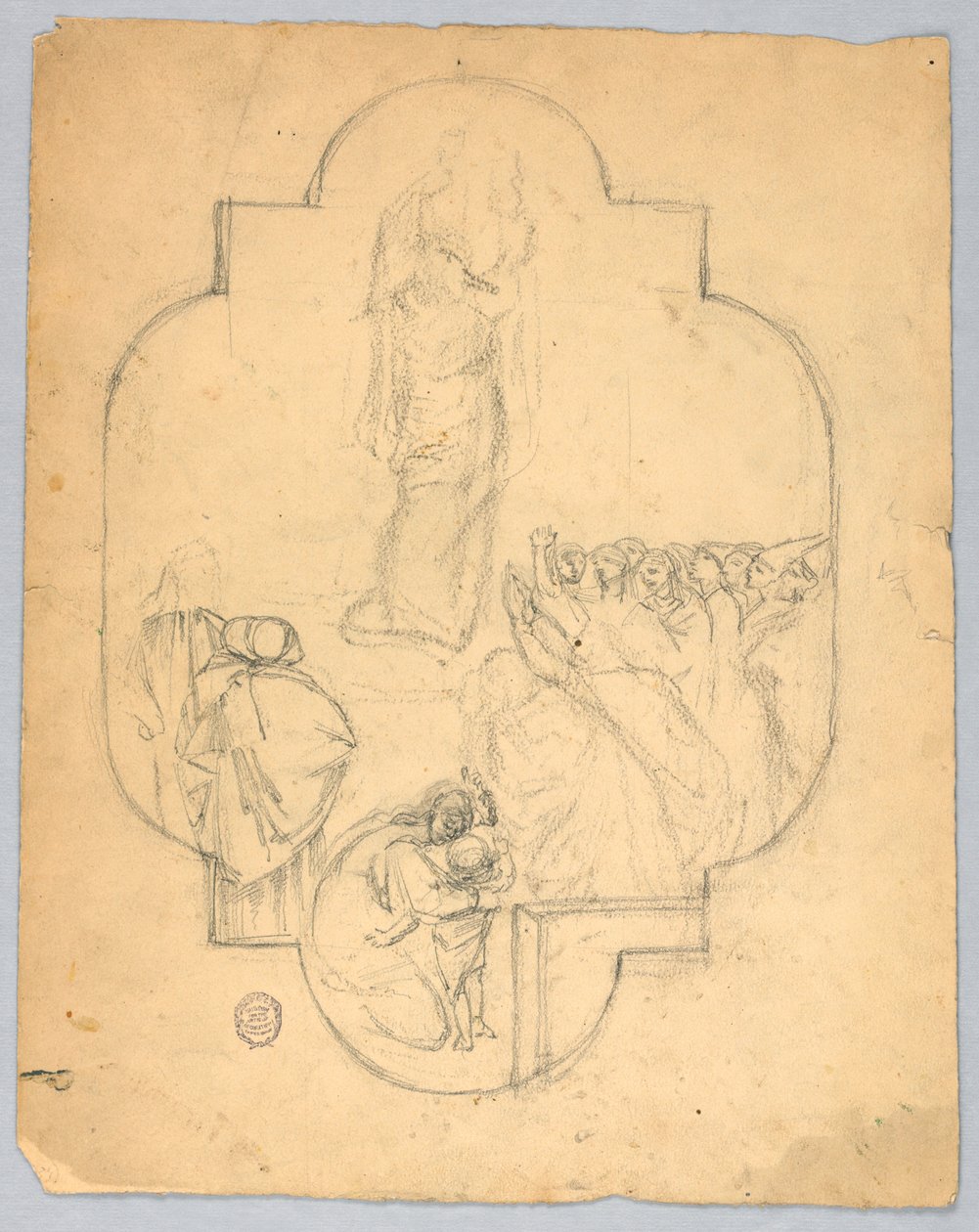 Esboço para uma janela ou teto de Francis Augustus Lathrop