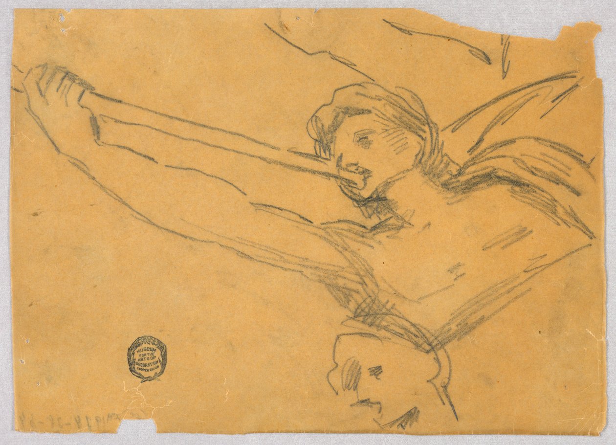 Esboço para um anjo de Francis Augustus Lathrop