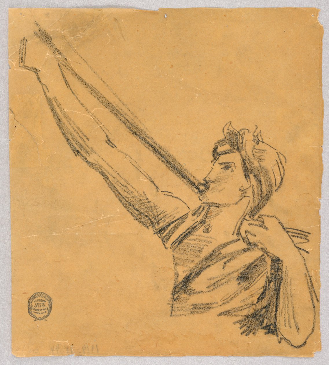 Esboço para um anjo de Francis Augustus Lathrop