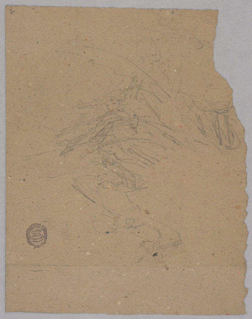 Esboço de Figuras Celestiais de Francis Augustus Lathrop