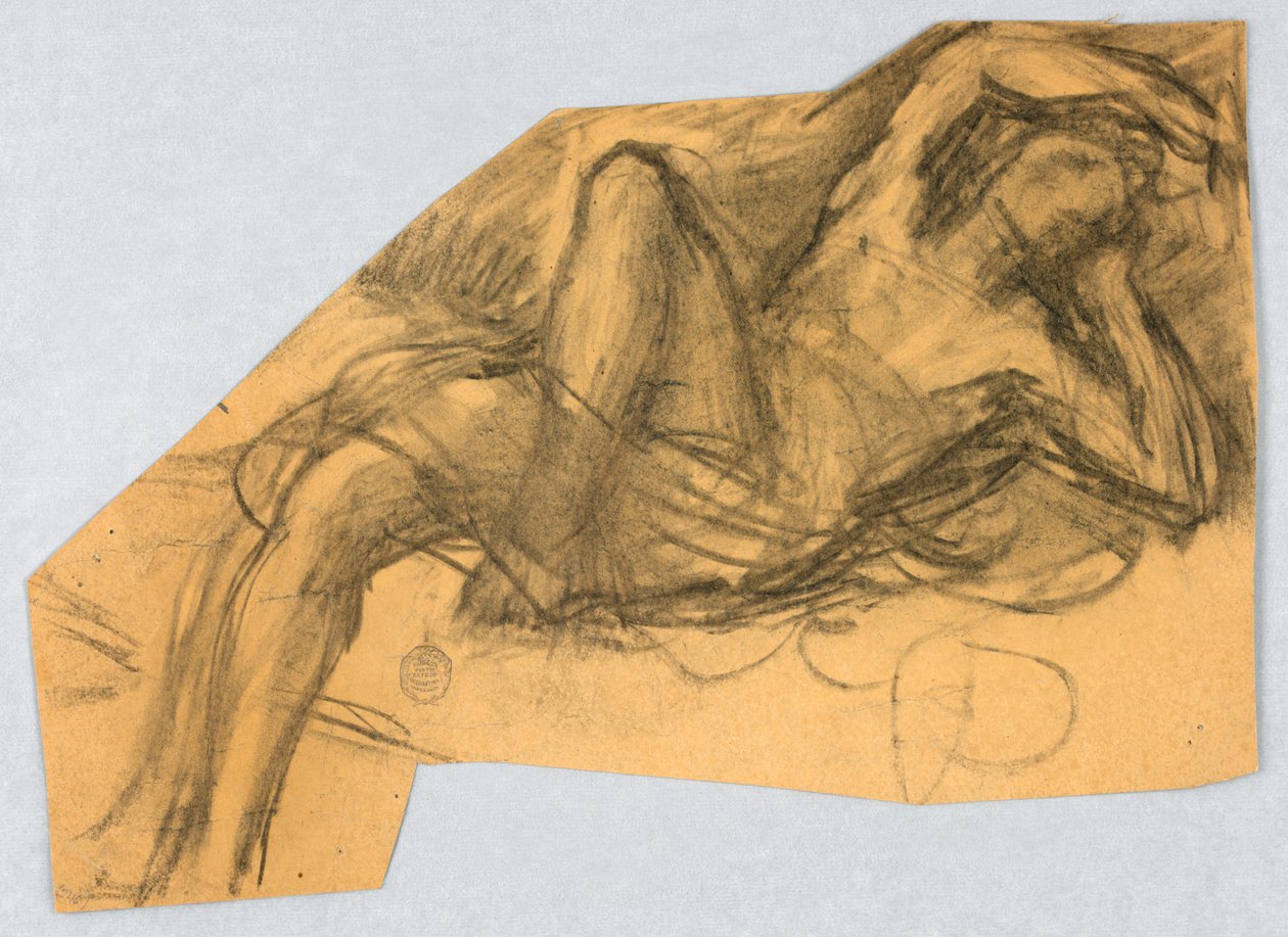 Esboço da Figura Nua de Francis Augustus Lathrop