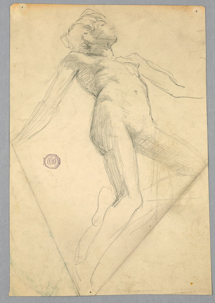Esboço de um nu feminino de Francis Augustus Lathrop