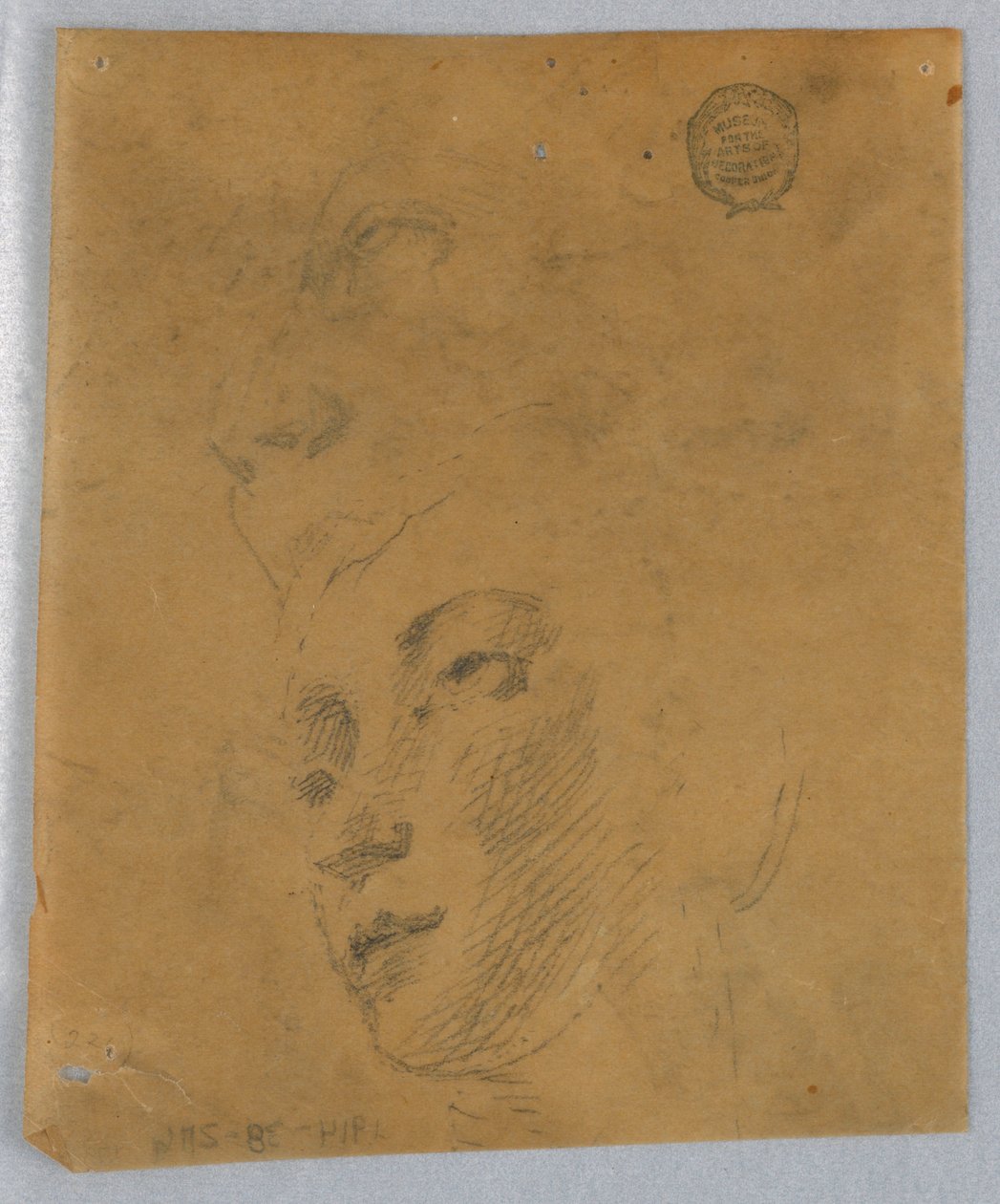 Esboço da cabeça de uma mulher de Francis Augustus Lathrop