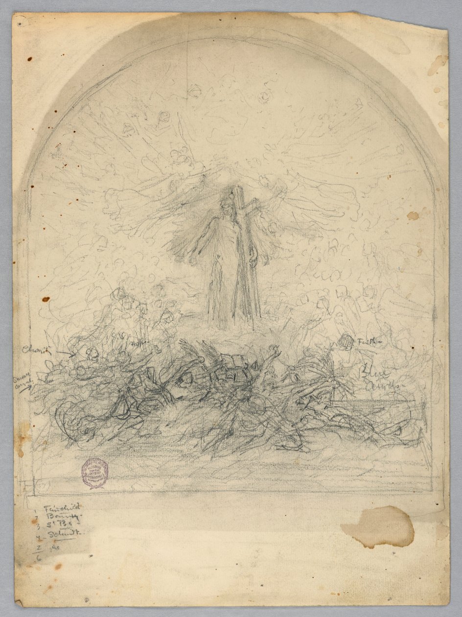 Esboço da Ascensão de Francis Augustus Lathrop