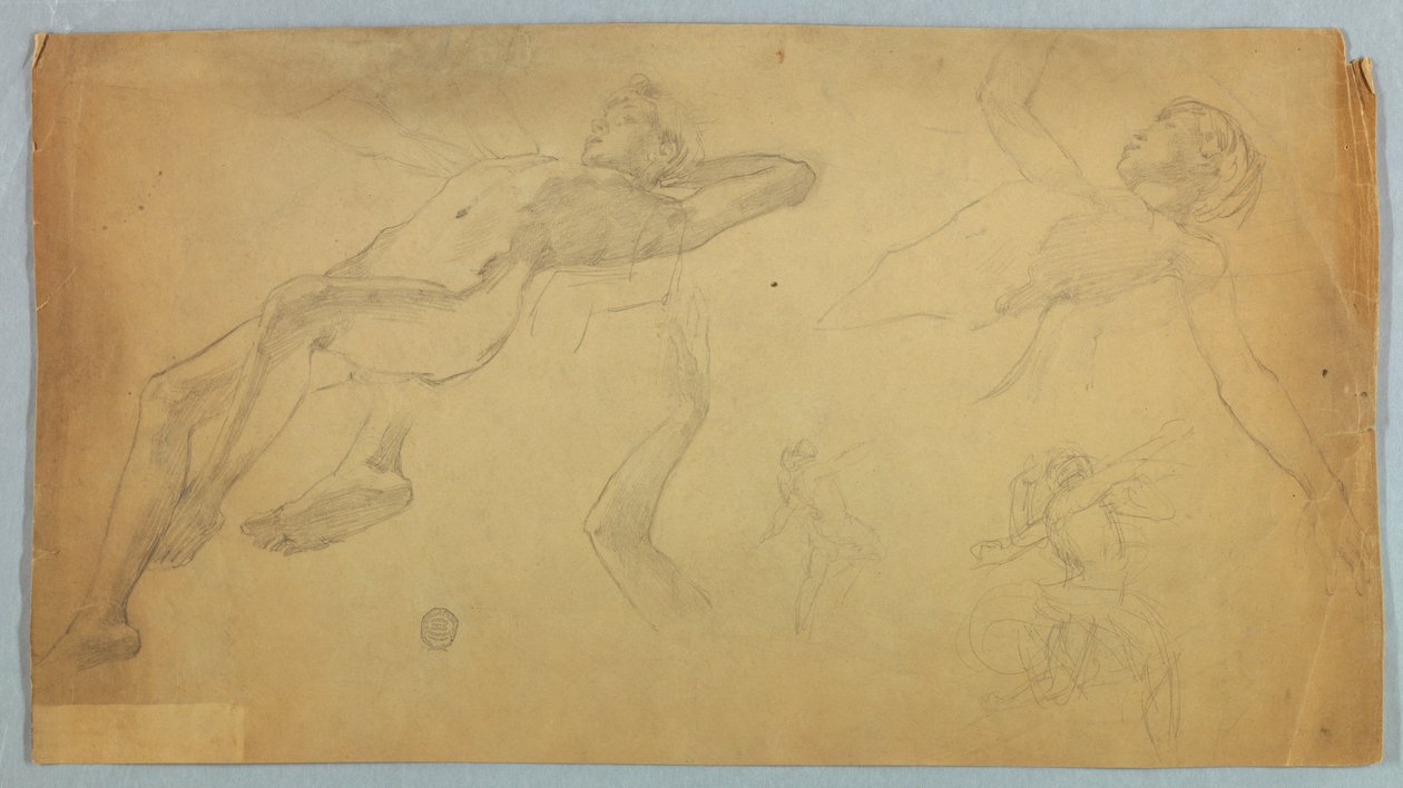 Esboços de Figuras Nuas de Francis Augustus Lathrop