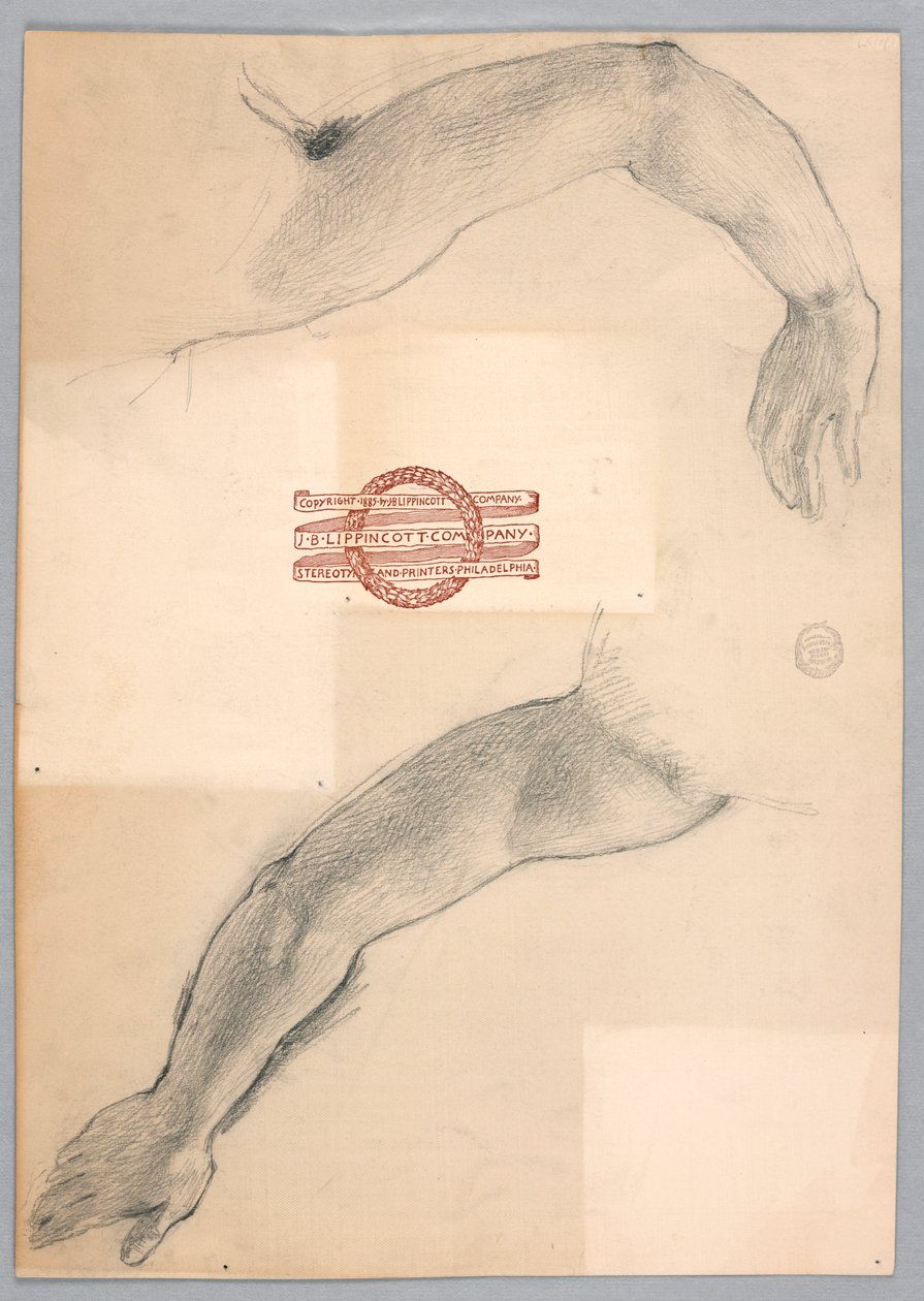 Estudos de armas de Francis Augustus Lathrop