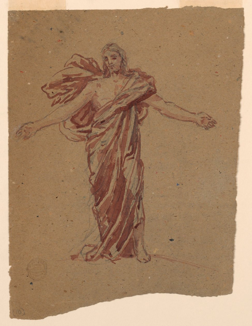 Estudo para Cristo, Capela de São Bartolomeu, Nova York de Francis Augustus Lathrop