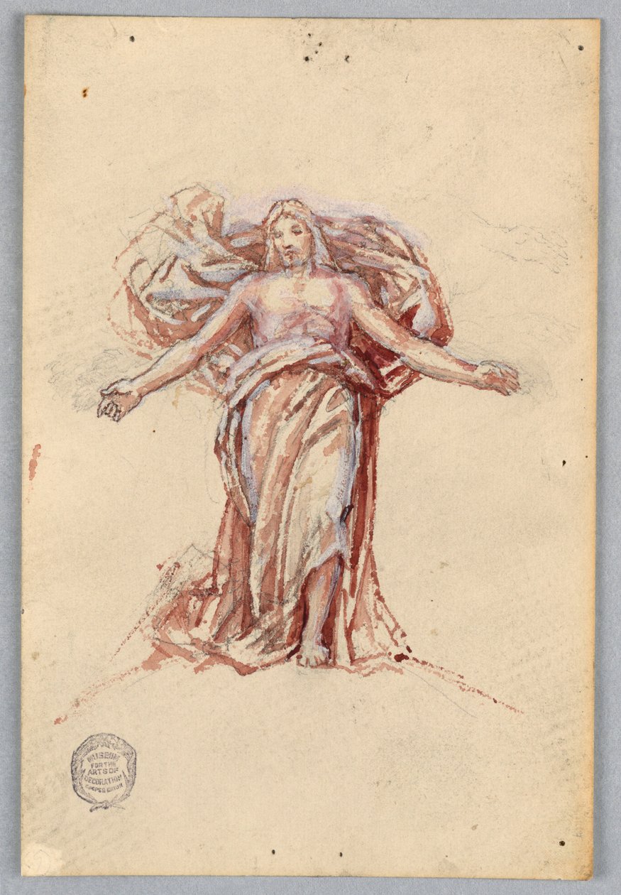 Estudo para Cristo, Capela de São Bartolomeu, Nova York de Francis Augustus Lathrop