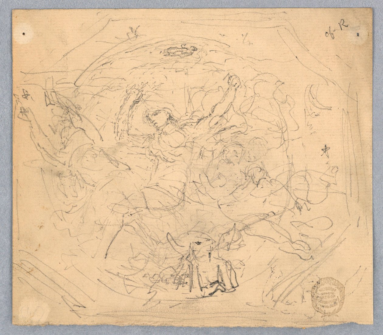 Estudo para "Zodíaco" de Francis Augustus Lathrop