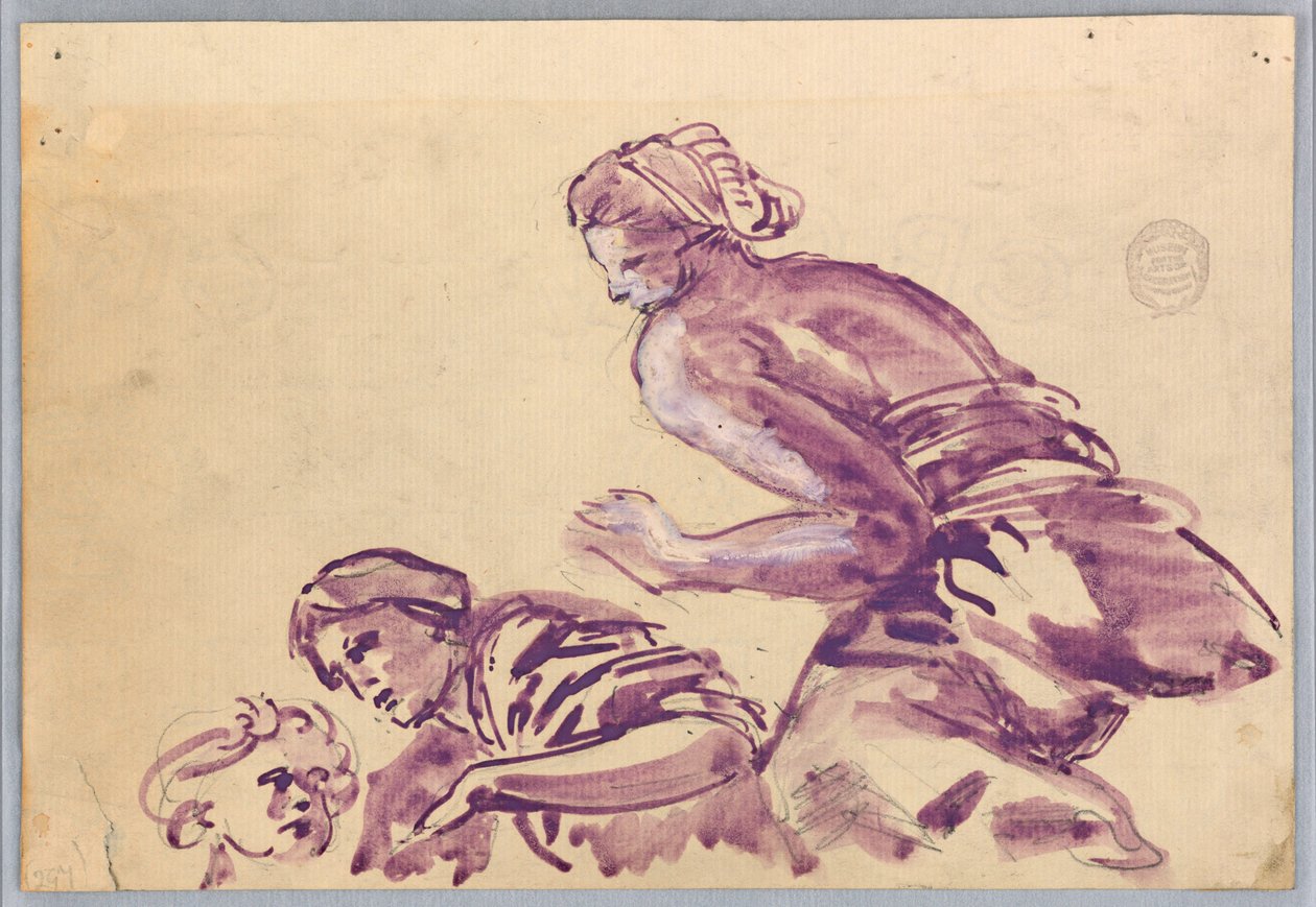 Estudo de Figuras para um Teto de Francis Augustus Lathrop