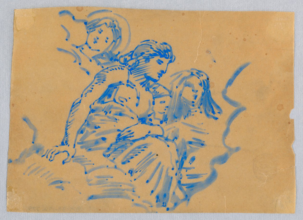 Estudo de Figuras Celestiais de Francis Augustus Lathrop
