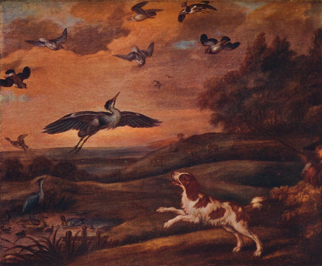 Tiroteio, final do século XVII, 1922 de Francis Barlow