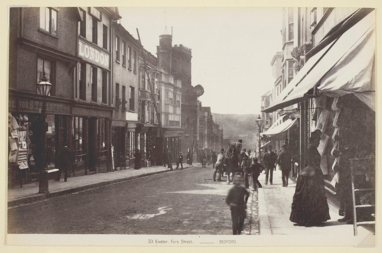 33. Exeter, Fore Street, 186094. de Francis Bedford