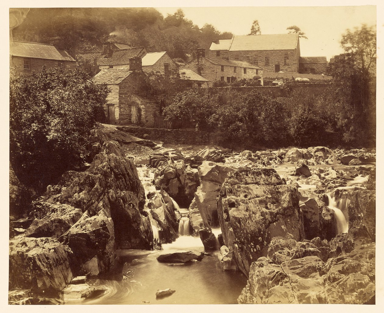 Em Pont y Pair, Betws-y-Coed, Norte do País de Gales de Francis Bedford