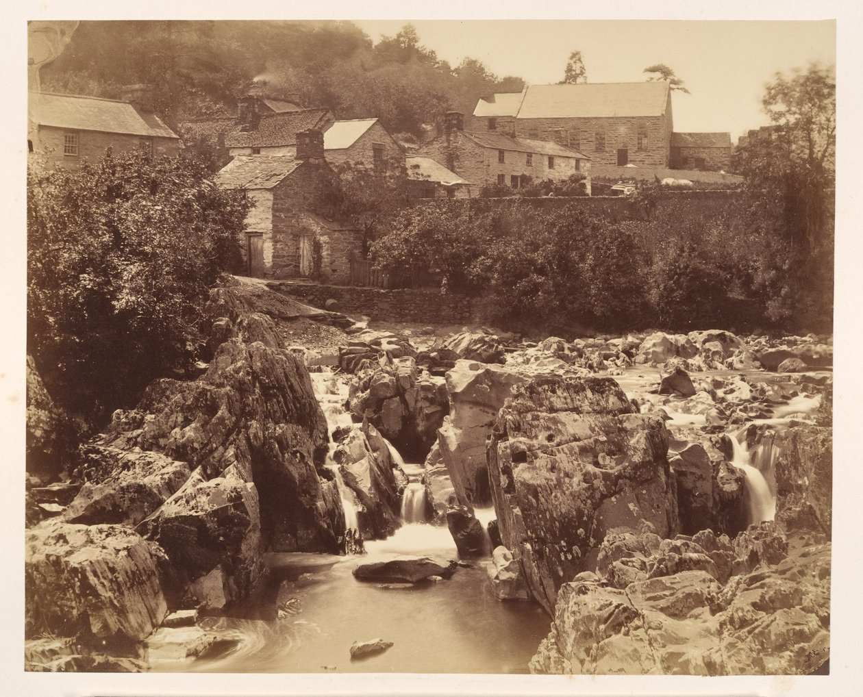 Em Pont y Pair, Bettws-y-Coed, Norte do País de Gales de Francis Bedford